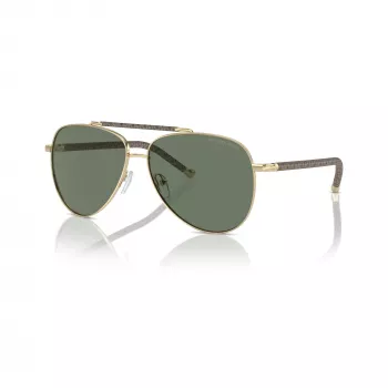 Gafas de sol de mujer Michael Kors MK1146-10143H dorado claro mariposa cat-eye marrón degradado 59mm