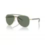Gafas de sol de mujer Michael Kors MK1146-10143H dorado claro mariposa cat-eye marrón degradado 59mm