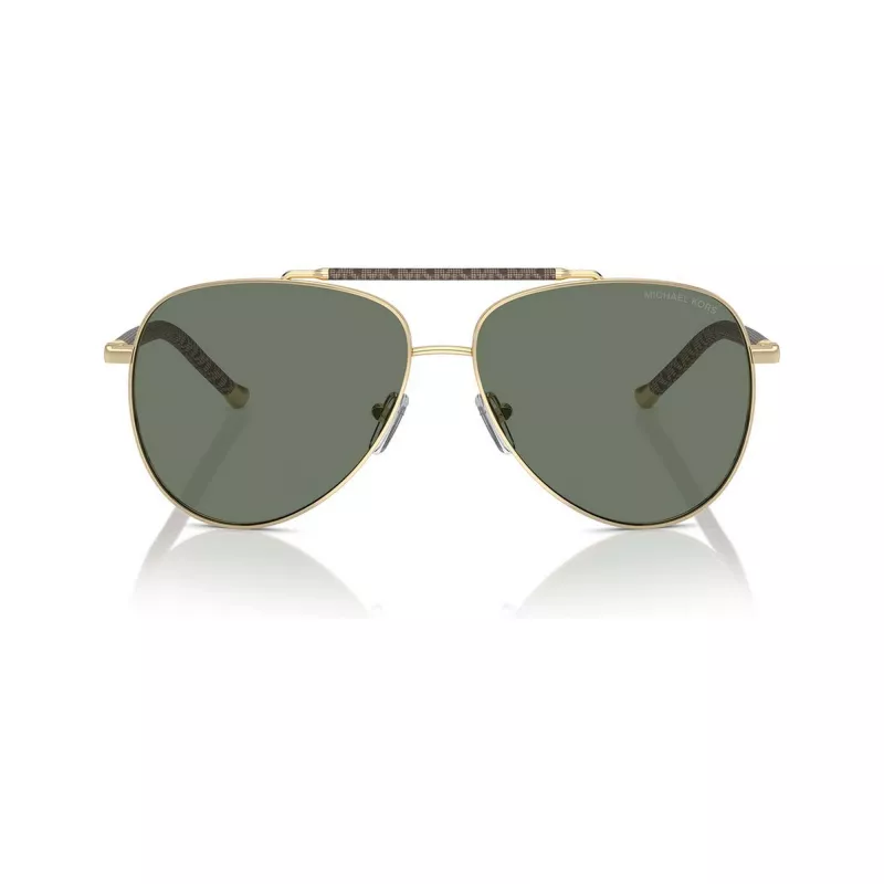 Gafas de sol de mujer Michael Kors MK1146-10143H dorado claro mariposa cat-eye marrón degradado 59mm