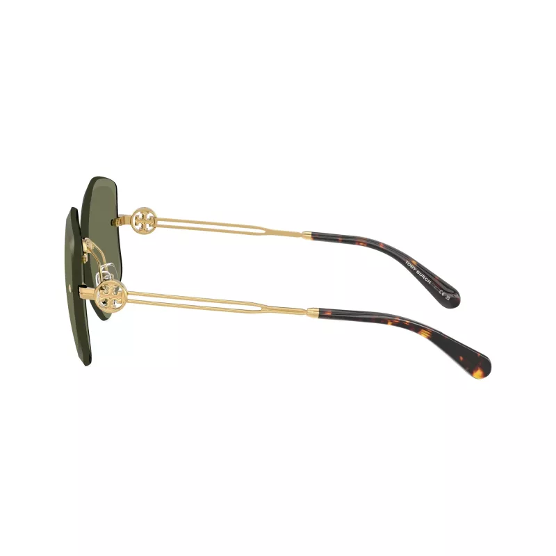 Gafas de sol de mujer Tory Burch TY6111-334371, montura marrón oscuro Havana, lentes marrón degradado, 56/16/140 mm