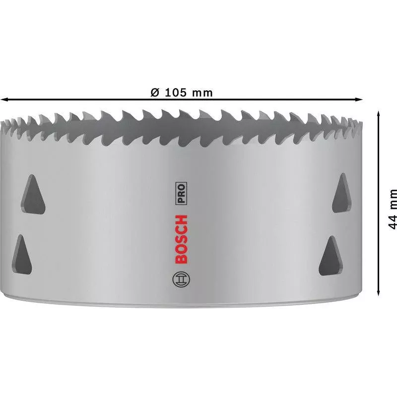 Bosch Expert for Metal Sierra de corona 105 mm Cobalt Bi-Metall 2608901535