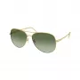 Gafas de sol cuadradas de mujer Tory Burch TY6114-33438E, montura carey oscuro, lentes degradadas marrones, 60mm