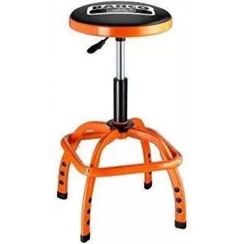 Bahco BLE305 Asiento y taburete de jardín 2 en 1 plegable, acolchado de espuma EVA, estructura de acero con recubrimiento en polvo, carga de 100 kg, verde/negro