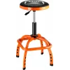 Bahco BLE305 Asiento y taburete de jardín 2 en 1 plegable, acolchado de espuma EVA, estructura de acero con recubrimiento en polvo, carga de 100 kg, verde/negro
