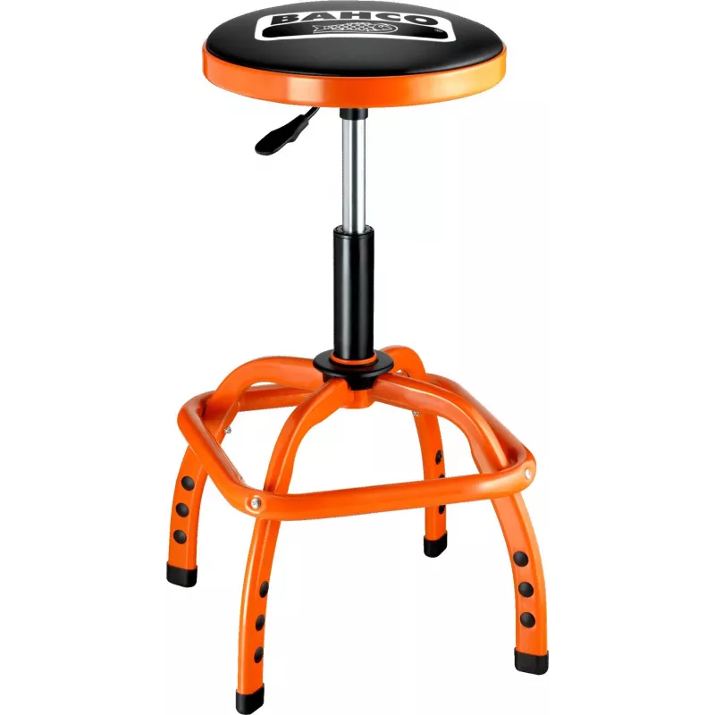 Bahco BLE305 Asiento y taburete de jardín 2 en 1 plegable, acolchado de espuma EVA, estructura de acero con recubrimiento en polvo, carga de 100 kg, verde/negro