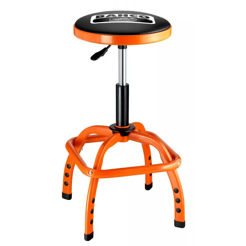 Bahco BLE305 Asiento y taburete de jardín 2 en 1 plegable, acolchado de espuma EVA, estructura de acero con recubrimiento en polvo, carga de 100 kg, verde/negro