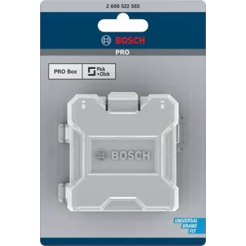 Bosch Accessories 2608522565 Pick and Click Caja de almacenamiento M, reutilizable, Negro/Rojo