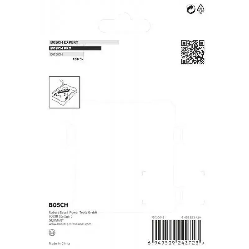 Bosch Accessories 2608522565 Pick and Click Caja de almacenamiento M, reutilizable, Negro/Rojo