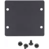Kramer W-2BLANK Tapa ciega frontal negra para placas de pared (2 huecos) 85-00705090
