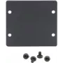 Kramer W-2BLANK Tapa ciega frontal negra para placas de pared (2 huecos) 85-00705090