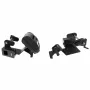 Brodit soporte para impresora con función de rollo de etiquetas para Zebra Alpha 30L/40L, VESA 75/AMPS, MultiMoveClip, eliminador de batería (217038)