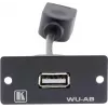 Kramer WU-AB módulo snap-in USB Type-A conector hembra a conector hembra negro 85-0118399