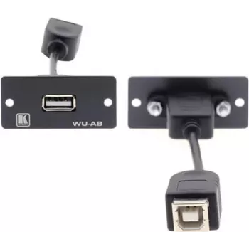 Kramer WU-AB módulo snap-in USB Type-A conector hembra a conector hembra negro 85-0118399