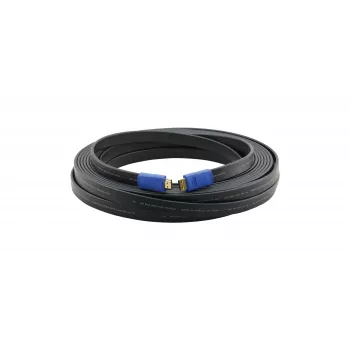 Kramer C-HM/HM/FLAT/ETH-3 cable HDMI de alta velocidad con Ethernet, 0,91 m, plano, negro 97-01014003