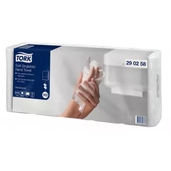 Tork Advanced H3 toallas de papel plegadas en Z 2 capas blanco (290258) – 3750 toallas