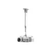 SMS Smart Media Solutions soporte de techo para proyector CL V, 12 kg, plata, aluminio, inclinación +/-25°, giro +/-360°, rotación +/-360° AE021022