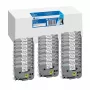 G&G pack de 20 cintas de rotulación laminadas compatibles Brother TZe-251 24mm x 8m negro sobre blanco 5T251-20TDGG