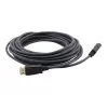 Kramer C-MDPM/MDPM Cable DisplayPort conector macho a conector macho 4,6 m negro 97-1717015