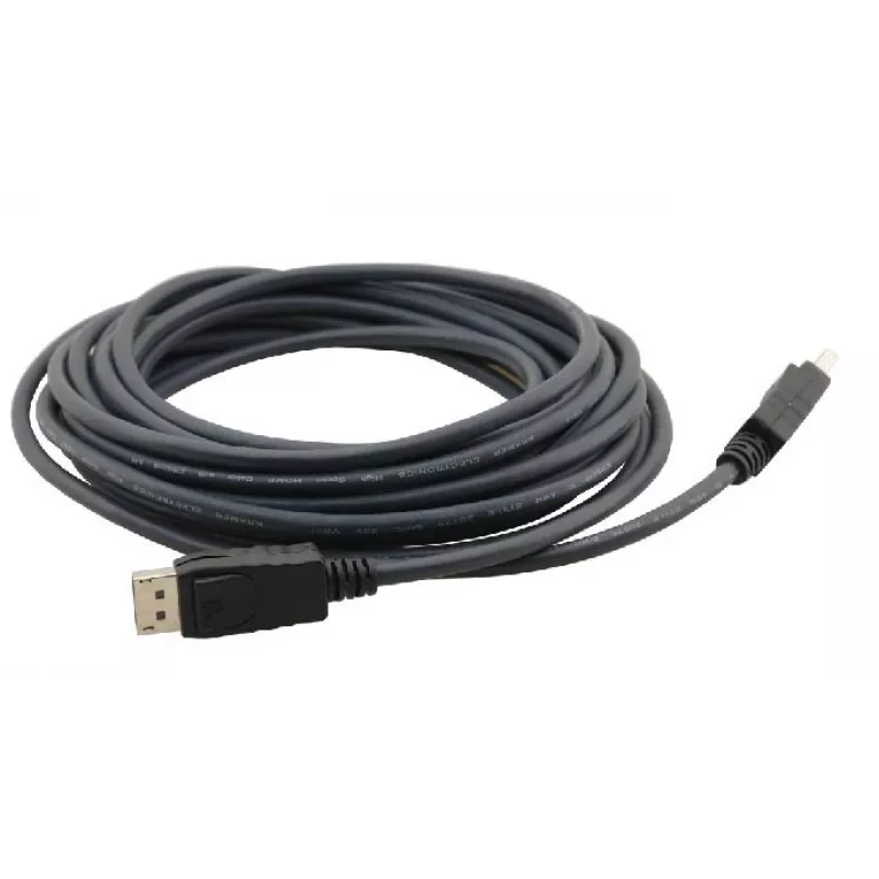 Kramer C-MDPM/MDPM Cable DisplayPort conector macho a conector macho 4,6 m negro 97-1717015