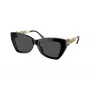 Michael Kors MK2205-300587 Gafas de sol de mujer estilo ojo de gato, montura carey oscura, lentes gris oscuro, 52/19/140 mm