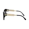 Michael Kors MK2205-300587 Gafas de sol de mujer estilo ojo de gato, montura carey oscura, lentes gris oscuro, 52/19/140 mm