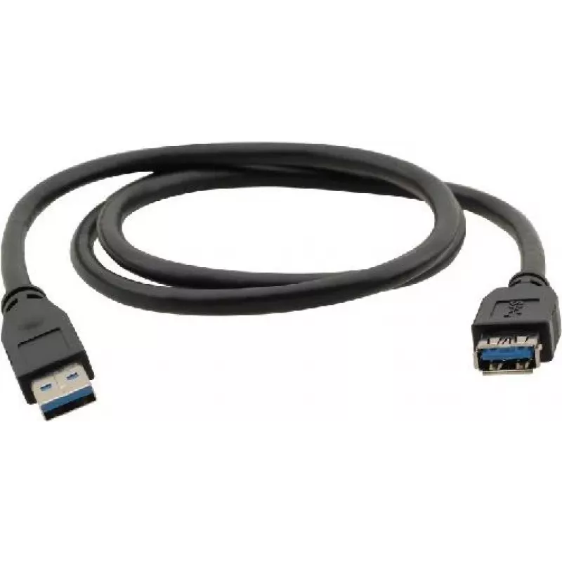 Kramer Electronics Cable alargador USB 3.0 conector macho USB-A a conector hembra USB-A 3 m negro (96-02310010)