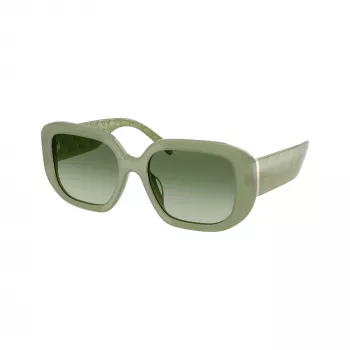Tory Burch TY7218U20228E Gafas de sol de mujer, cuadradas, montura marrón Havana, lentes marrón degradado, 54 mm