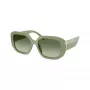 Tory Burch TY7218U20228E Gafas de sol de mujer, cuadradas, montura marrón Havana, lentes marrón degradado, 54 mm