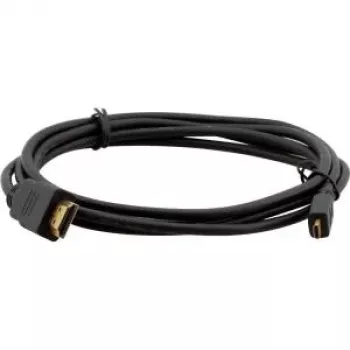 Kramer C-HM/HM/A-D-10 Cable HDMI de alta velocidad con Ethernet, Micro HDMI a HDMI, 3 m, 4K@60Hz, negro 97-01116010