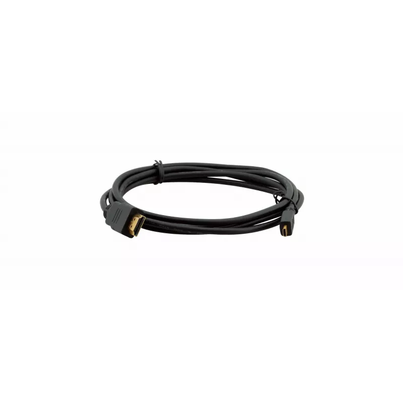 Kramer C-HM/HM/A-D-10 Cable HDMI de alta velocidad con Ethernet, Micro HDMI a HDMI, 3 m, 4K@60Hz, negro 97-01116010