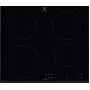 Electrolux LIR60433B Placa de inducción 60 cm, 4 zonas, control táctil, negra