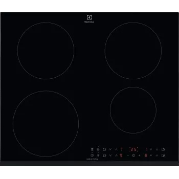 Electrolux CIR60433 placa de inducción, 4 zonas de cocción, control táctil, vitrocerámica negra