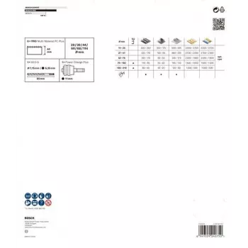 Bosch set de sierras de corona Progressor para madera y metal, 7 piezas, diámetro 20-114 mm, soporte Power Change, HSS bimetal, con maletín 2608594431