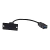 Kramer Electronics WU-CA(B) módulo pasacables USB-C, negro 80-00026499