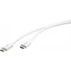 Kramer Electronics C-USB/CB-6 cable USB 2.0, conector macho USB-C a conector macho USB-B, 1,8 m, blanco 96-02357106