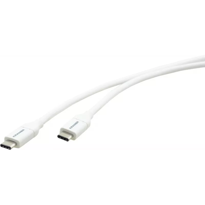 Kramer Electronics C-USB/CB-6 cable USB 2.0, conector macho USB-C a conector macho USB-B, 1,8 m, blanco 96-02357106