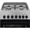 Electrolux LKK560010X 600 Series cocina de gas independiente con horno eléctrico, negra, 50 cm