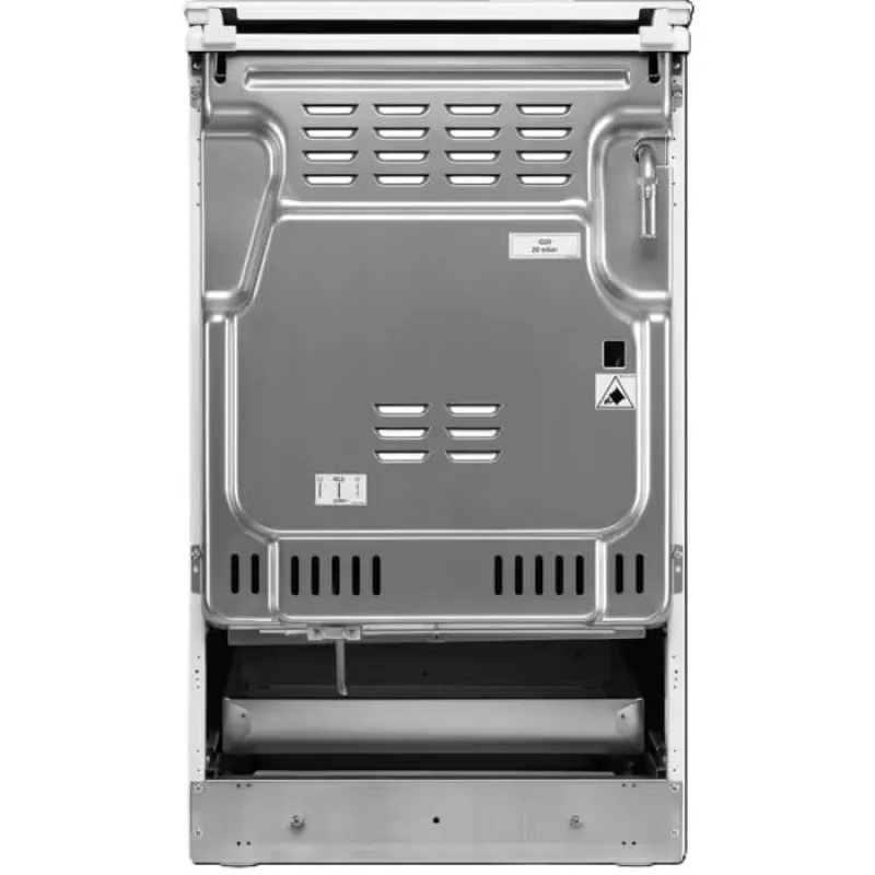 Electrolux LKK560010X 600 Series cocina de gas independiente con horno eléctrico, negra, 50 cm