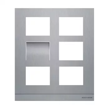 BUSCH-JAEGER BJ 41386CF-S-03 placa frontal vídeo 2/3 (2TMA130160X0029)