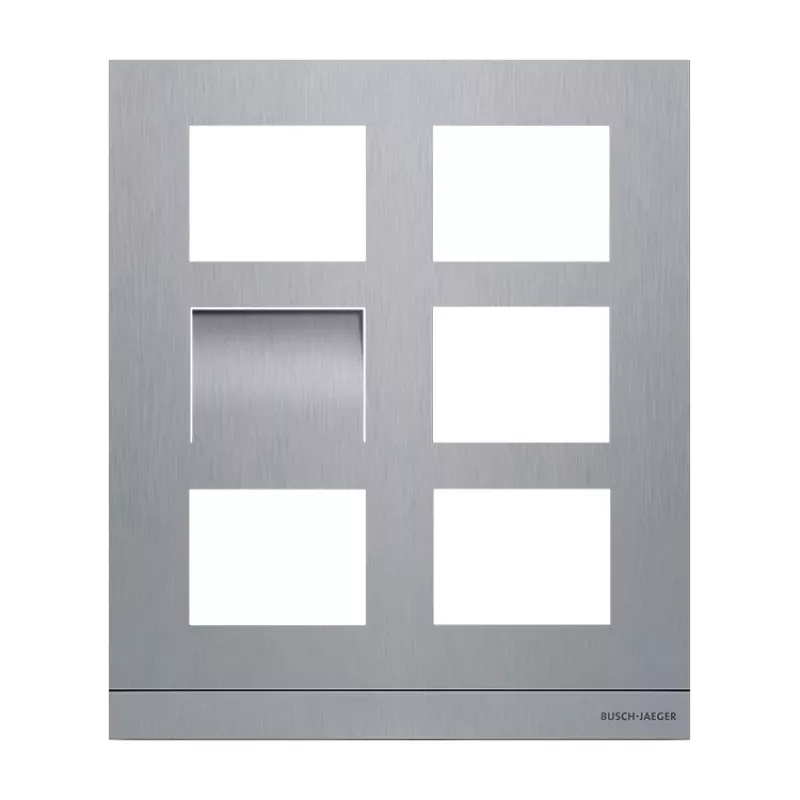 BUSCH-JAEGER BJ 41386CF-S-03 placa frontal vídeo 2/3 (2TMA130160X0029)