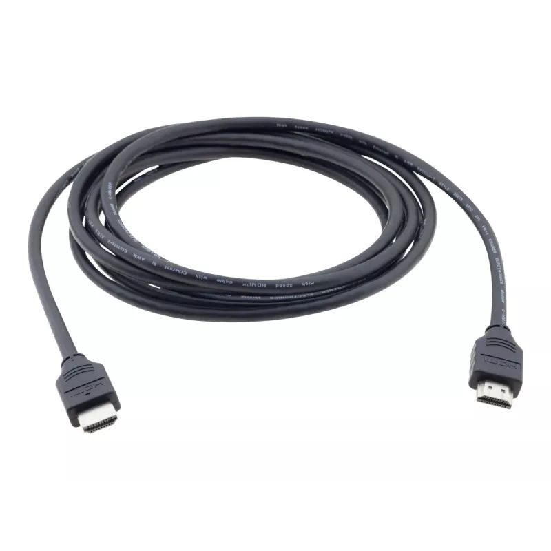 Kramer Electronics C-HM/EEP cable HDMI de alta velocidad con Ethernet 0,9 m negro 97-01414003