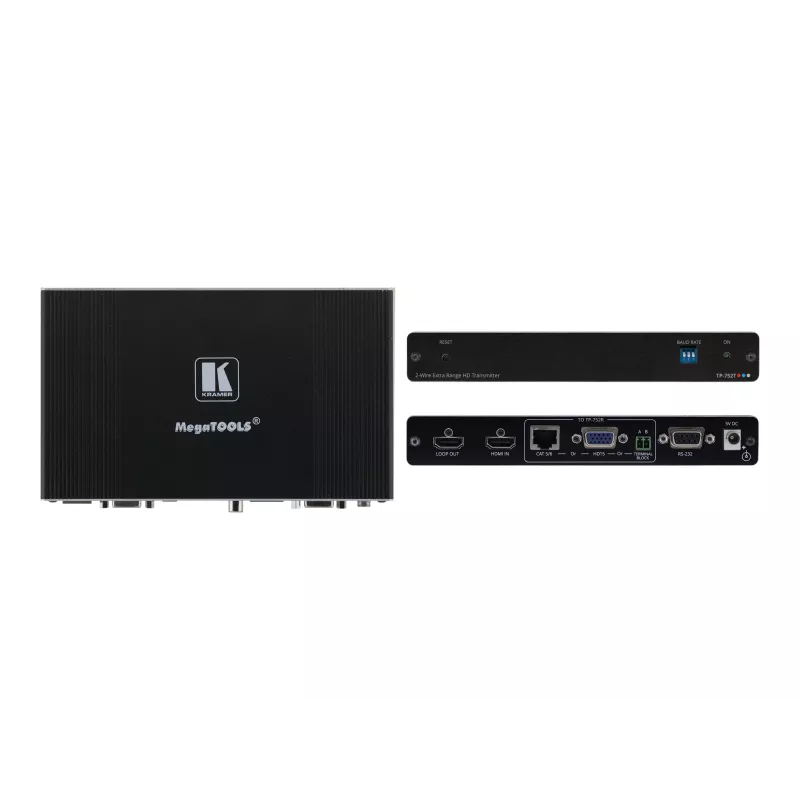 Kramer TP-752T transmisor de señal A/V y control sobre par trenzado - 600m