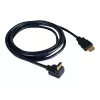 Kramer C-HM/RA-3 Cable HDMI High-Speed con Ethernet, acodado a recto, 0,9 m, gris, 4K 97-0143003