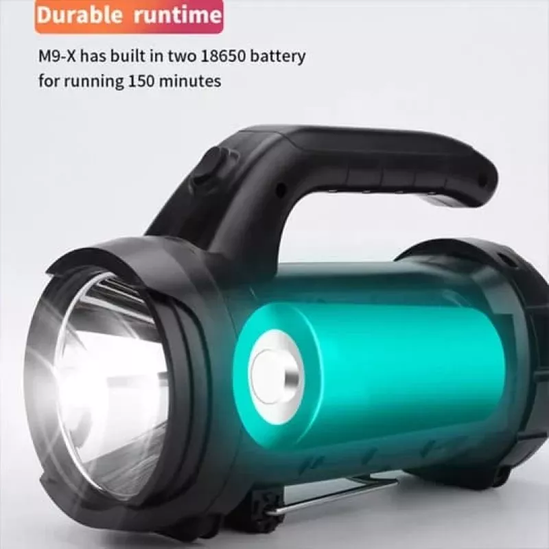 Superfire M9-X linterna LED con dos baterías 18650, 440 lm, 150 min de autonomía