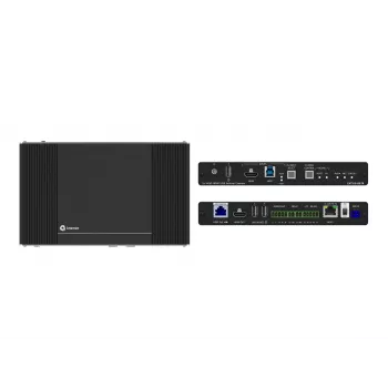 Kramer Electronics EXT3-21-XR-TR HDMI AV+ USB+ GE conmutador inteligente Tx PoE de 2 vías y conmutador Rx 2x1 (50-80584090)