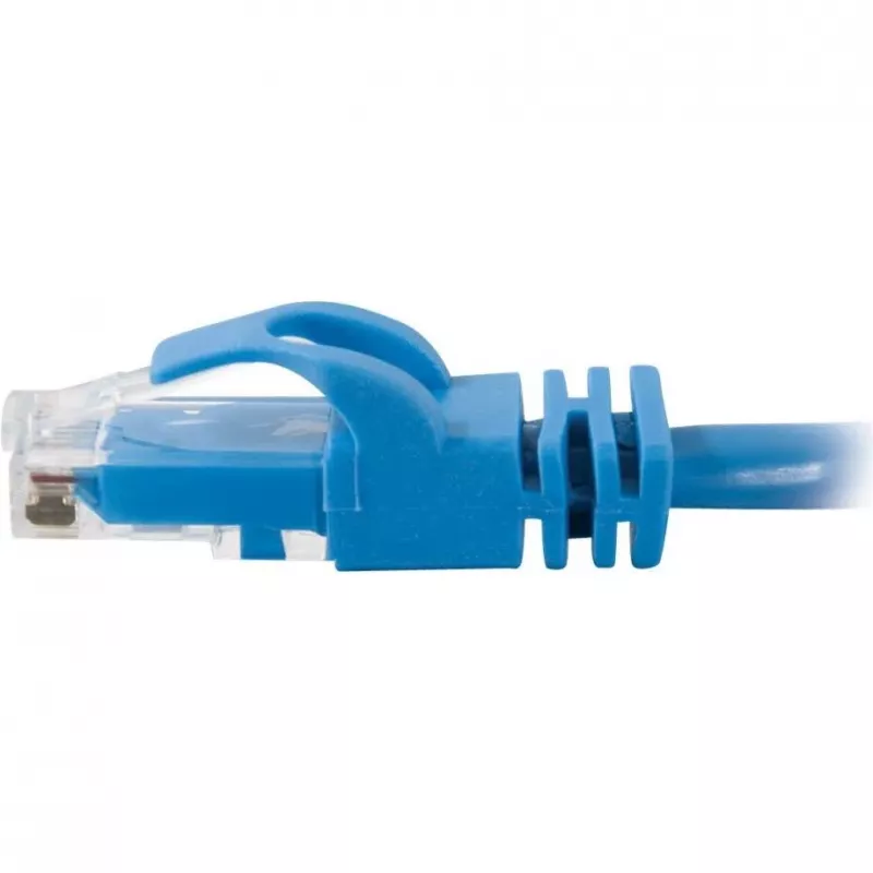 C2G Cable de red Ethernet Cat6 UTP PVC Snagless azul de 1 m 83386