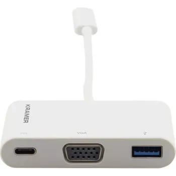 Kramer ADC-U31C/M1 Adaptador USB-C a VGA Blanco 99-97210003