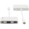Kramer ADC-U31C/M1 Adaptador USB-C a VGA Blanco 99-97210003