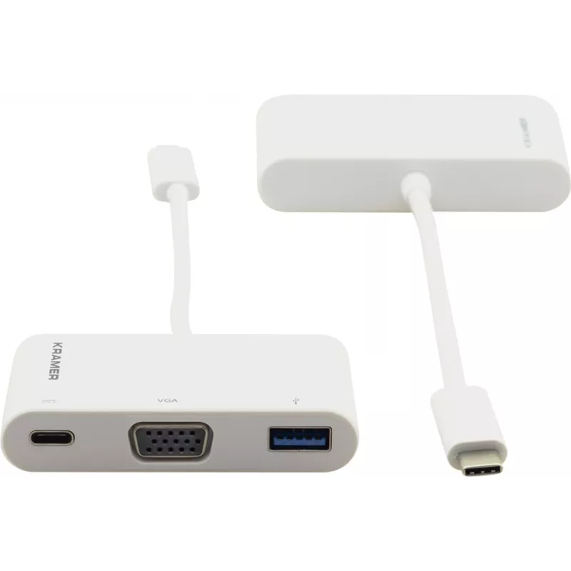 Kramer ADC-U31C/M1 Adaptador USB-C a VGA Blanco 99-97210003