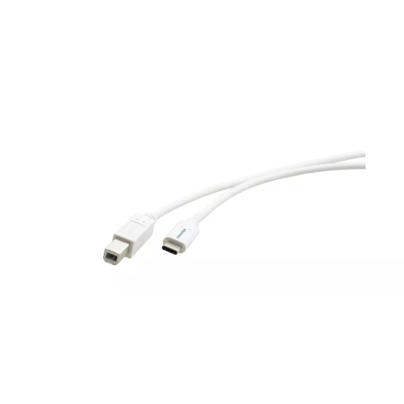Kramer C-USB/CB-10 Cable USB 2.0, conector macho USB-C a conector macho USB-B, 3 m, blanco 96-02357110